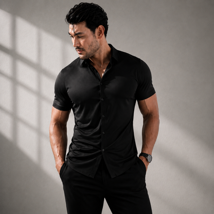 Viral Mog Stretch Shirt