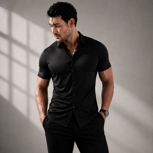 Viral Mog Stretch Shirt